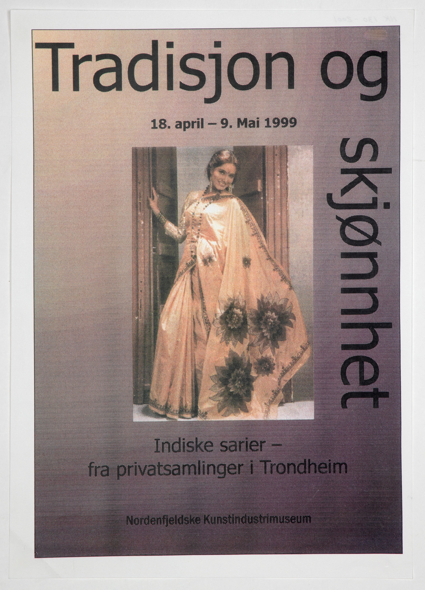 Plakat produsert for utstilling ved museet.