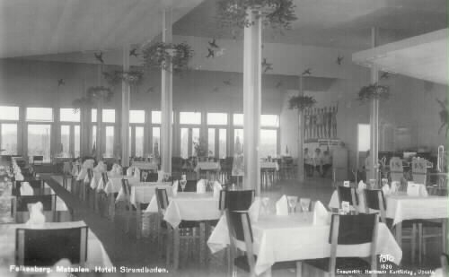 Vykort/Foton Hotell Strandbaden (idag: Falkenberg Strandbad)