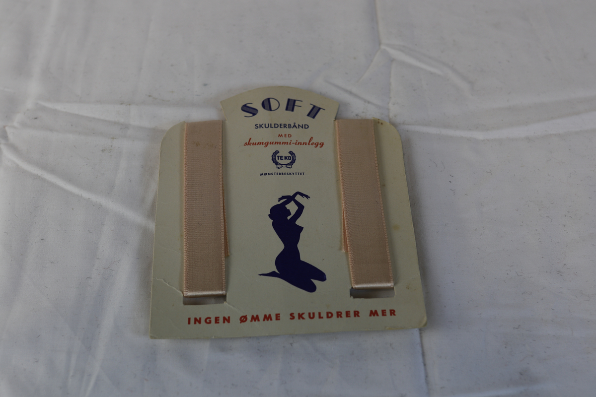 Bånd til skuldre i rosa farge.