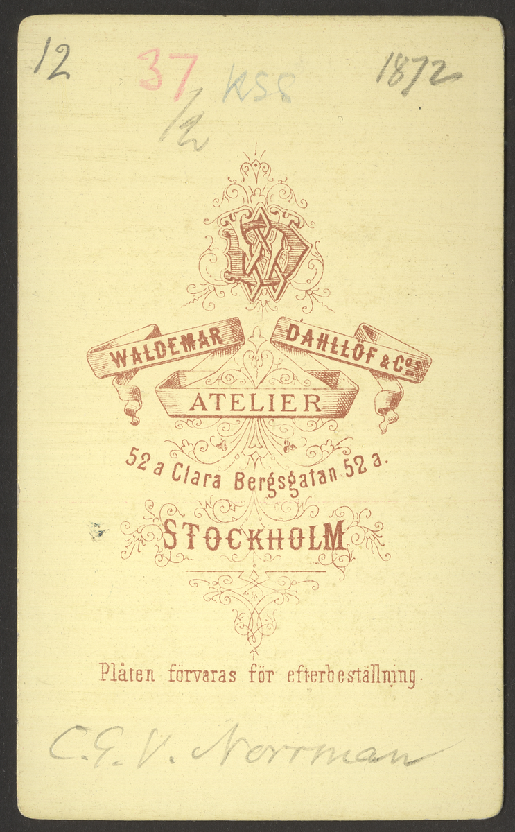 C.G.V. Norrman 1872-1881