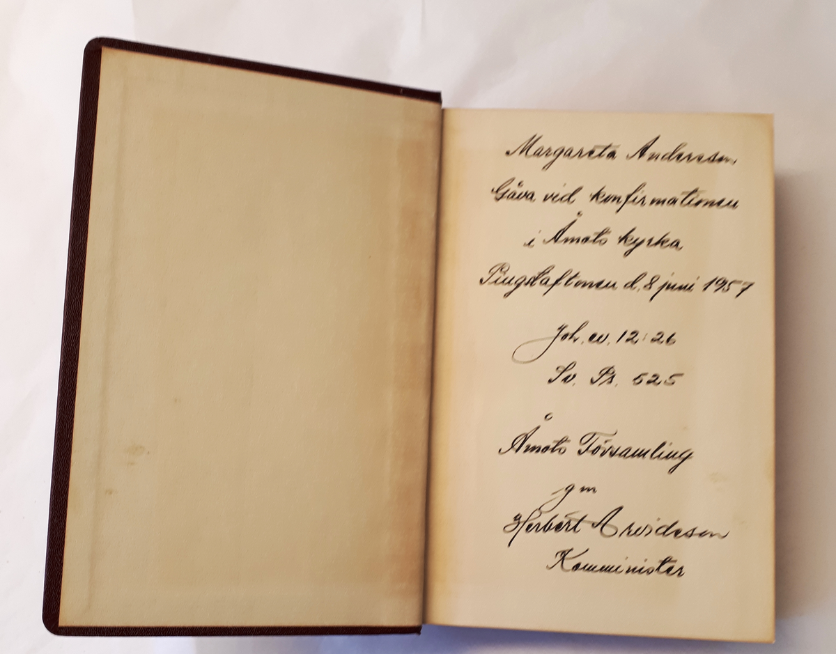 Bibel. Konfirmationsgåva.