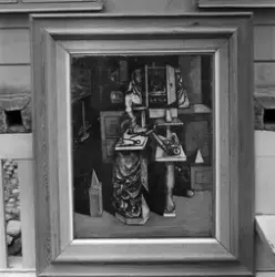 Oljemålning av Endre Nemes: "Pragermadonna", Uppsala 1962