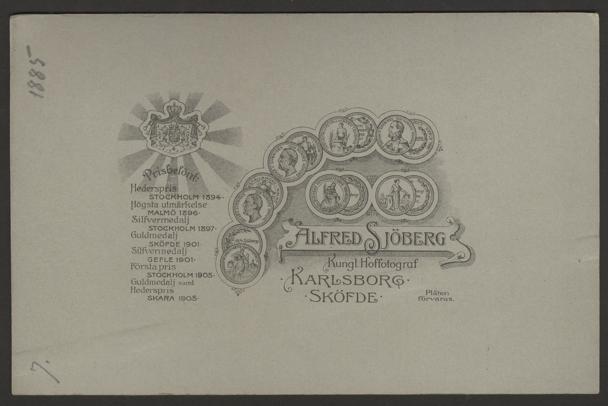 Eric Gustaf Kinell 1885