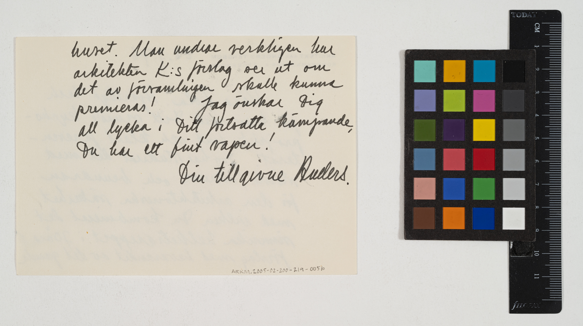 Katolsk kyrka.
Brev.