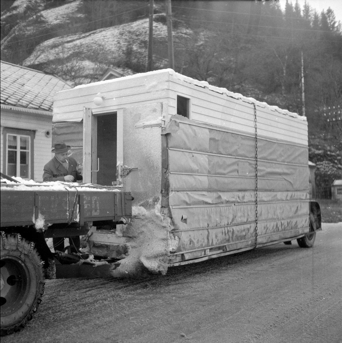 Fryseanlegg under transport