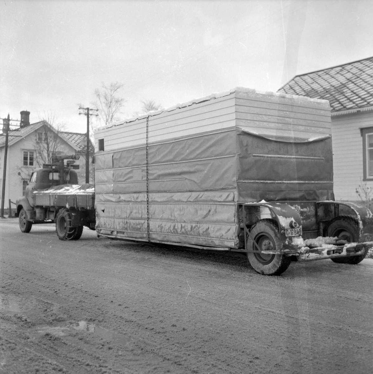 Fryseanlegg under transport