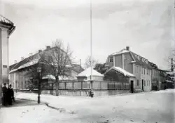 Johan Kreugers hus i Kalmar 1880-talet. Huset byggdes för bo