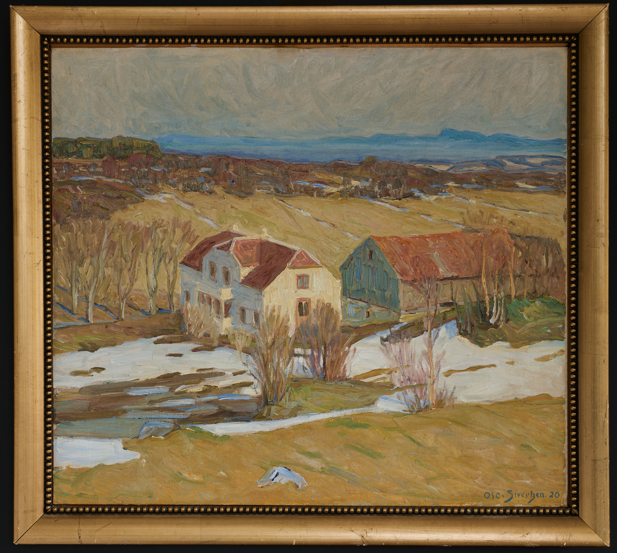 Sverresmyr på Sverresborg sett fra borgen.