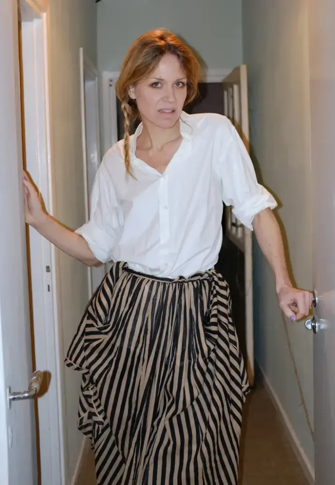 Porträtt av Frida Hyvönen