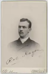 Porträtt på Robert Hagen född 2 maj 1868 i Vetlanda församli