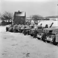 Bilparken til Viking Redningstjeneste i Trondheim