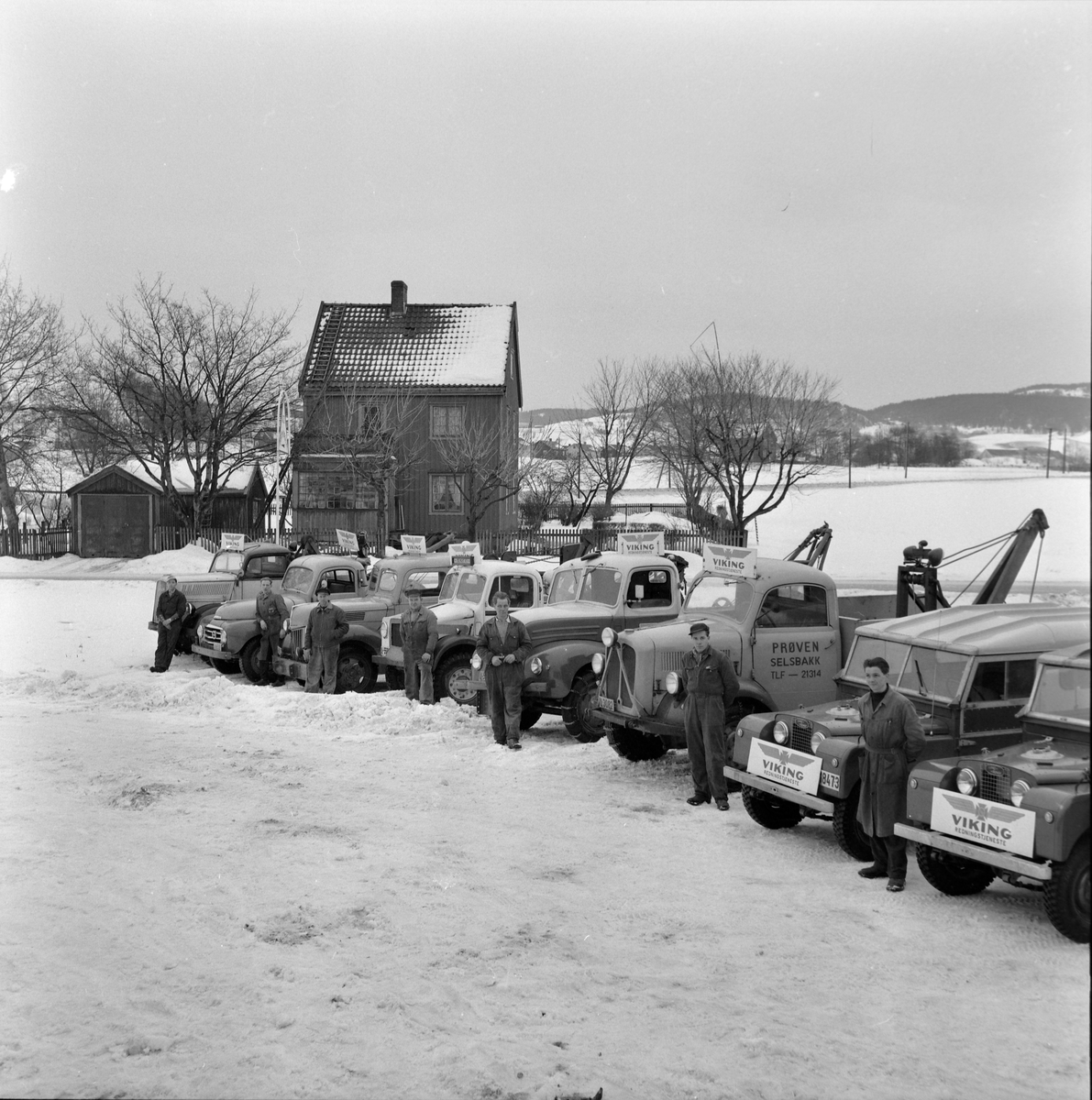 Bilparken til Viking Redningstjeneste i Trondheim