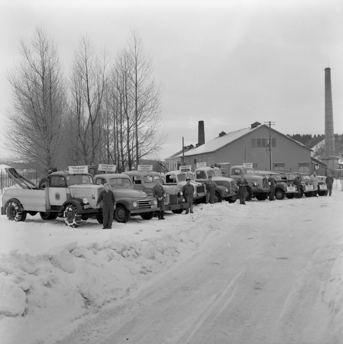 Bilparken til Viking Redningstjeneste i Trondheim