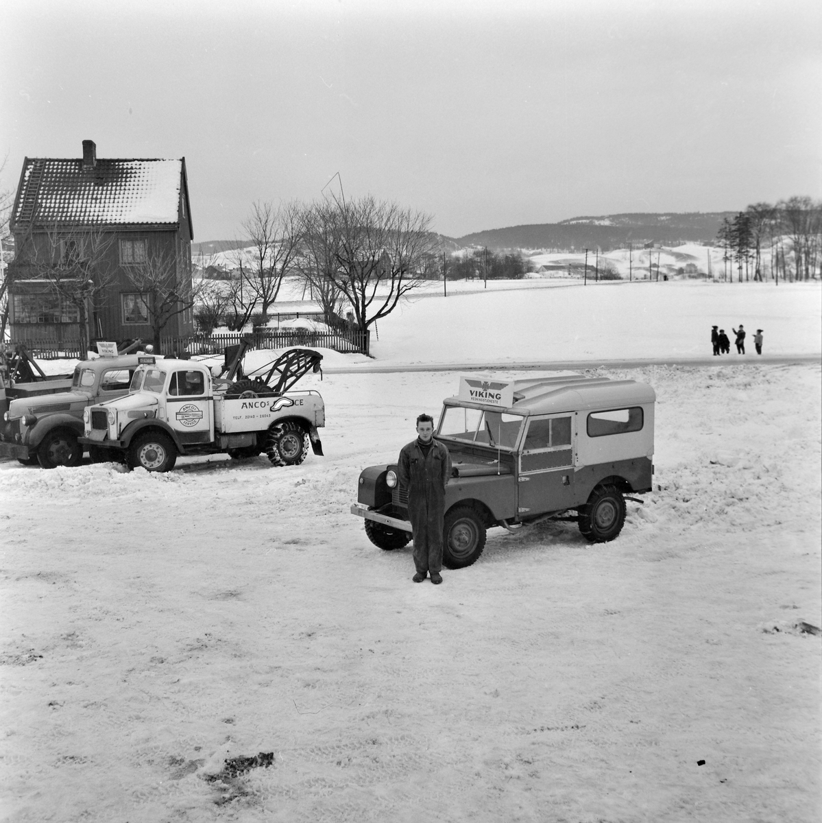 Bilparken til Viking Redningstjeneste i Trondheim