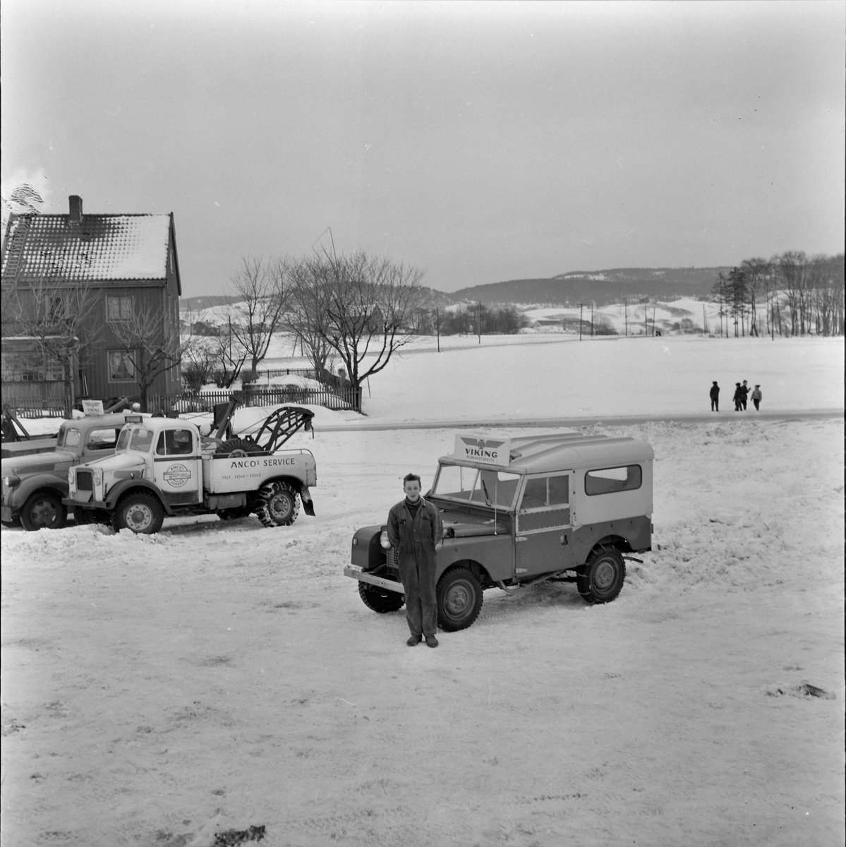 Bilparken til Viking Redningstjeneste i Trondheim