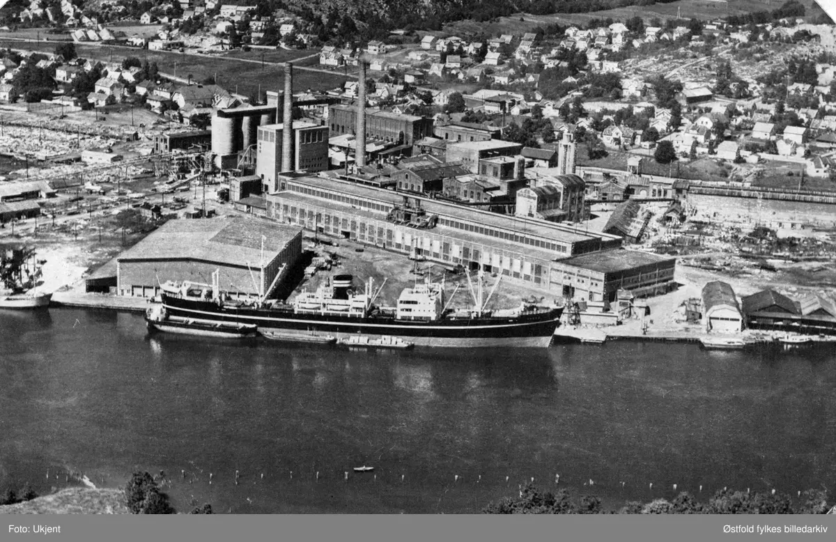 Greaker Cellulosefabrikk, Greåker, Tune.

