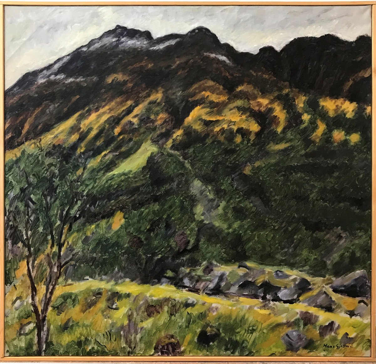 Fjellområde på vestsida av Tynjadalen