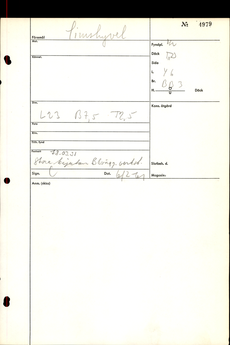 Paneldel.

För mer information se Dokumentationsblankett under Referenser – Länkade filer.
