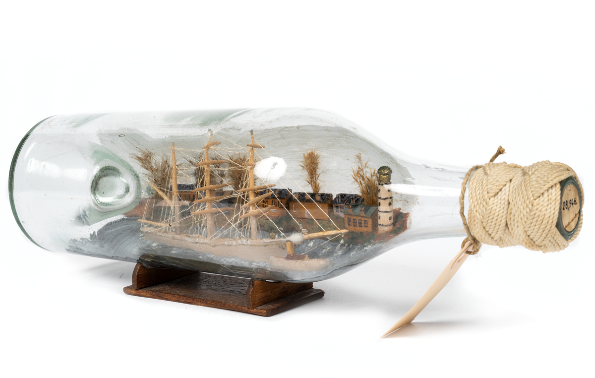 Flaskskepp.
