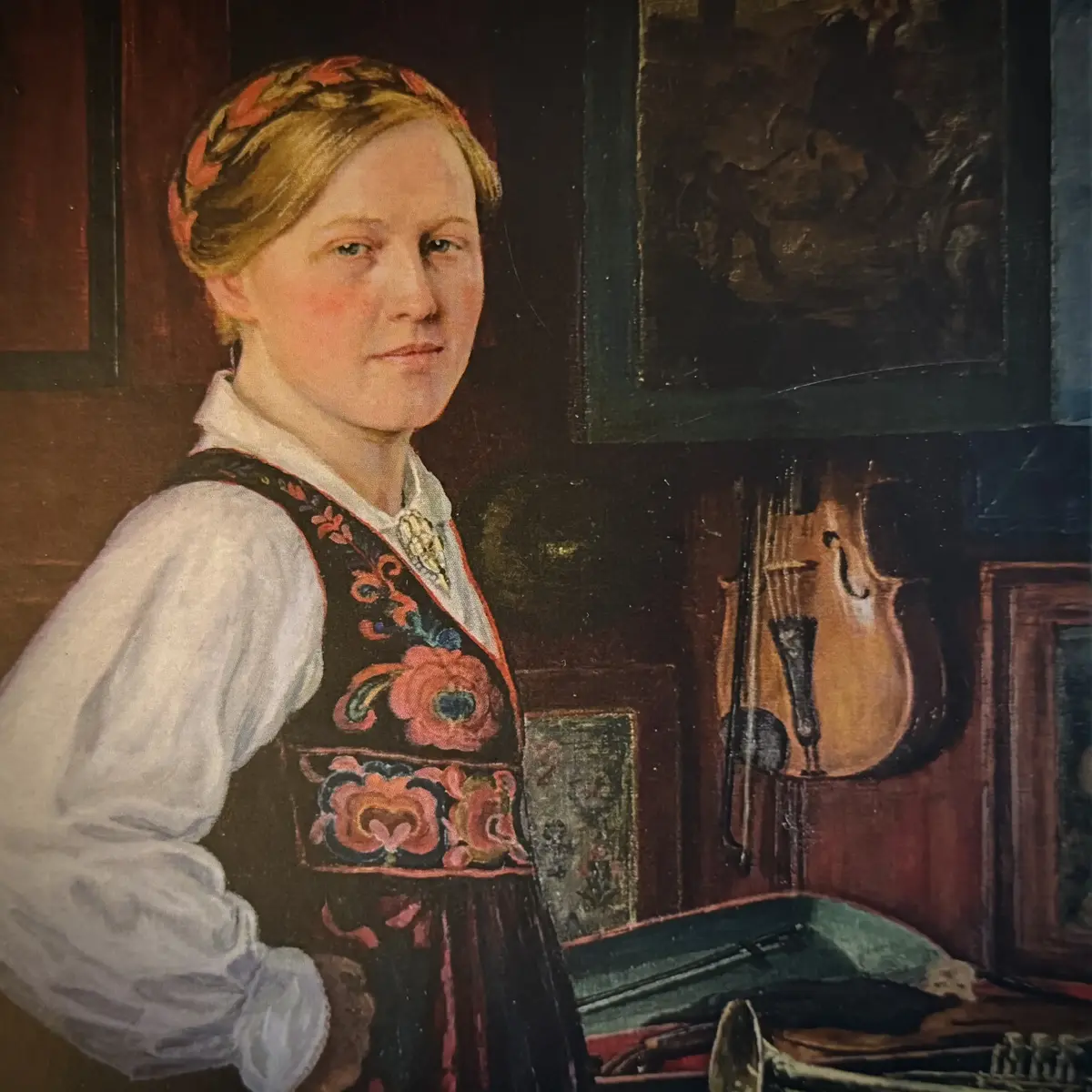 Gunhild Bakke, måla av Otto Valstad