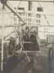 Kabeldragning Nynäshamn - Ire, oktober 1920. Ur albumet Telegrafverkets Sjökabelarbeten 1919-1921.
