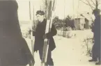 Lerum. Stakningsarbete mars 1921. Ur album