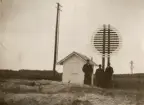 Kabel I Kämpinge - Zarrensin, 1919. Kämpinge kabelhus. Ur album: Diverse kabelutläggning. Sverige - Tyskland. Helsingborg - Hälsningör.
