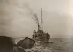 Kabel Kämpinge - Zarrensin, 1919. Ur album: Diverse kabelutläggning. Sverige - Tyskland. Helsingborg - Hälsningör.