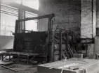 Motala Verkatsd. Plåtslageriverkstaden. Oljeeldad ugn. Ur album: Motala Verkstad 10 okt 1936.