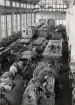 Motala Verkstad. Maskinverkstaden. Montagehall för elektriska lok. Ur album: Motala Verkstad 10 okt 1936.