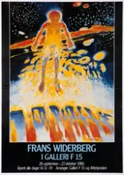 Frans Widerberg i Galleri F 15 [Utstillingsplakat]