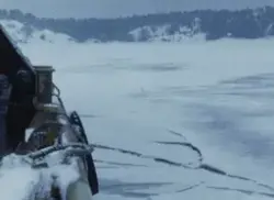 Isbrytning i Stockholms skärgård