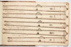 Avbildning av eldrör ur en inventeringsvolym som dokumentera