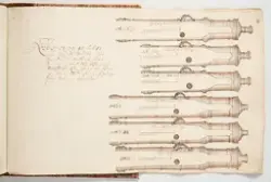 Avbildning av eldrör ur en inventeringsvolym som dokumentera