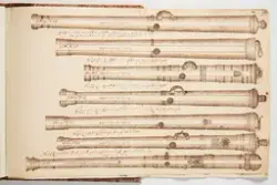 Avbildning av eldrör ur en inventeringsvolym som dokumentera