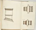 Avbildning av eldrör från fästningen i Riga, ur en volym som dokumenterar artilleritroféer i Livlands fästningar, daterad 1681.