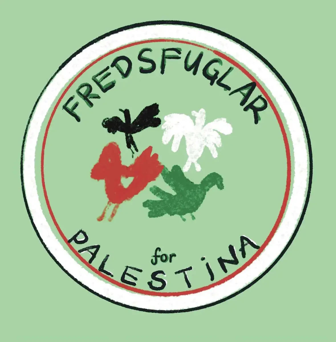 Logoen til Fredsfuglar for Palestina