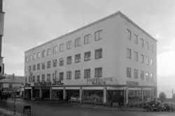 Hamar, Torggata 44 - 46., eksteriør Liberggården. Hugo Hoffs