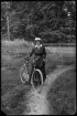 Elsa Häggström med cykel