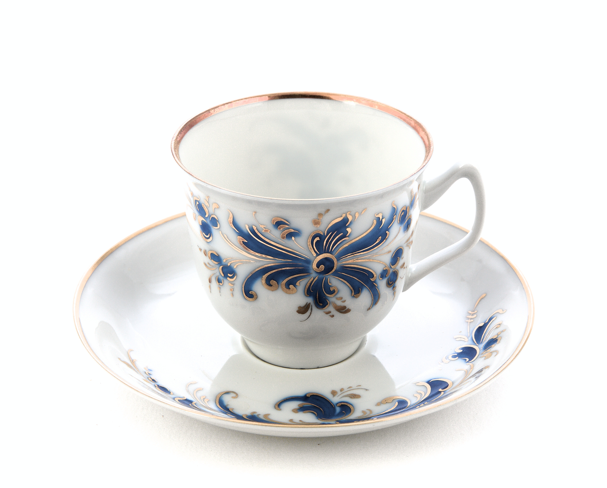 Kaffeservise for 12 personar.