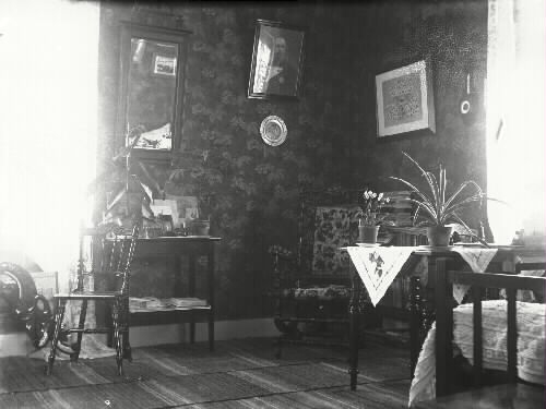 Fam Perssons hem i Attarp (tror sonen Einar).