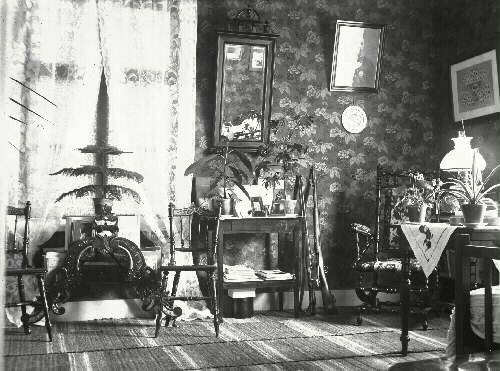 Fam Perssons hem i Attarp (tror sonen Einar).