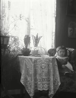 Fam Perssons hem i Attarp (tror sonen Einar).