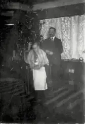 Text i album: Far och mor, I hemmets vrå.  Fotnot. Museets k