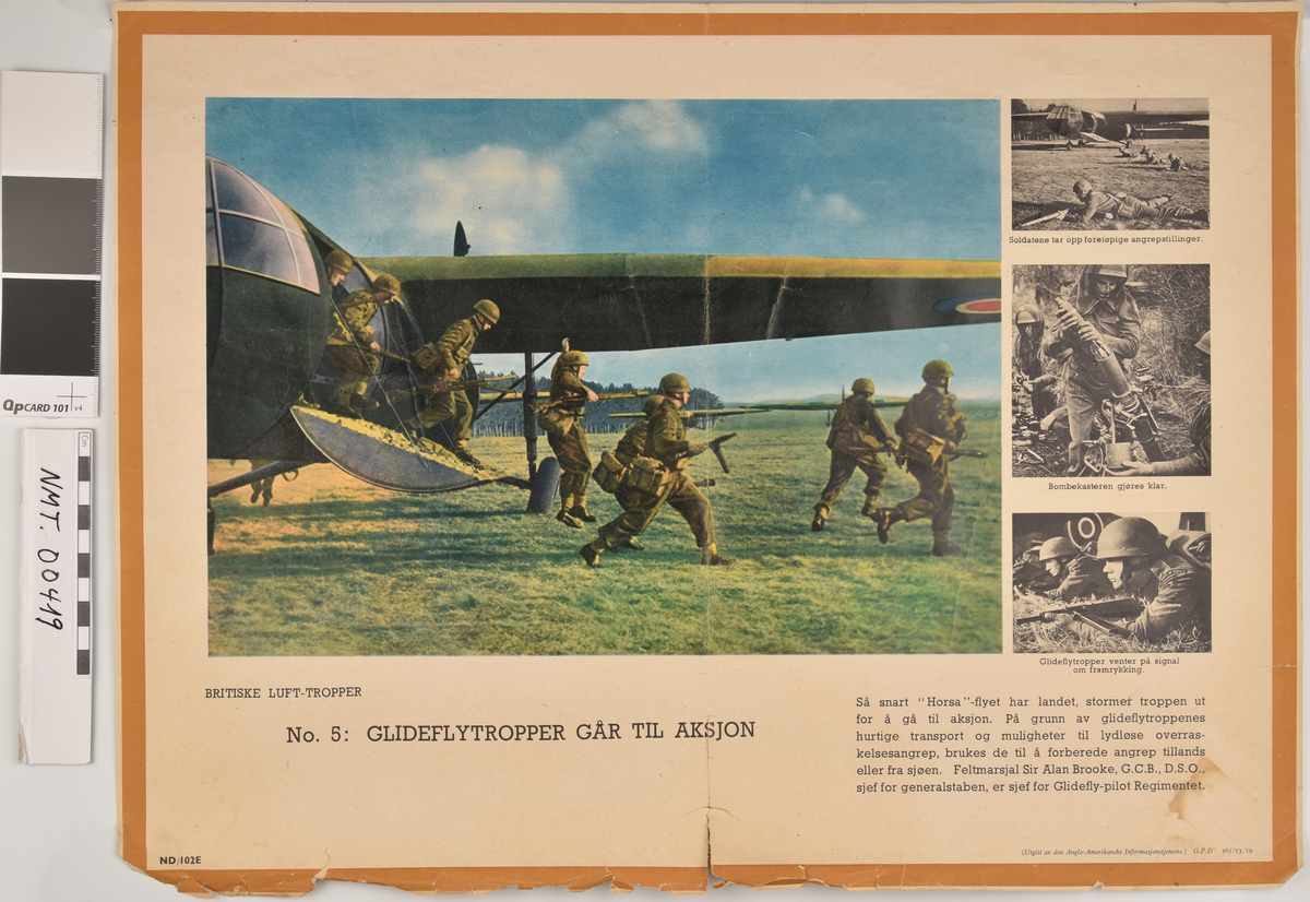 soldater som stormer ut av eit militærfly.