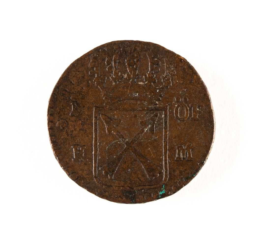 Kopparmynt, präglat 1720, 1 öre, Ulrika Eleonora.