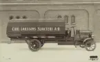 Lastautomobil för Carl Larssons Slakteri AB. Ur album för Scania-Vabis.