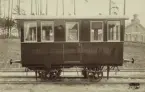 Tågvagn för GHrufaktiebolaget Dalarne (Dalarna). Ur album för Scania-Vabis.