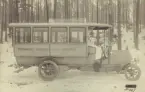 Automobil för Nordmarkens Automobiltrafik Aktiebolag. Ur album för Scania-Vabis.