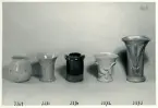 Vaser från Bo Fajans, formgivare Eva Jancke-Björk, 1900-talets mitt.